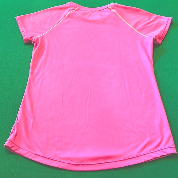 Champion-semi fitted short sleeve shirt moisture wicking Purple 14-16 - Picture 4 of 4